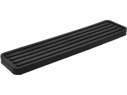 Capa De Pedal De Borracha Preta Para Garfo, Antiderrapante E Fácil De Usar.