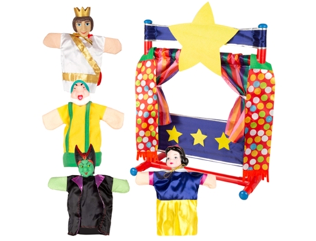 Teatro de marionetas de Blancanieves de 25 cm Cucu Show Colorbaby Toys