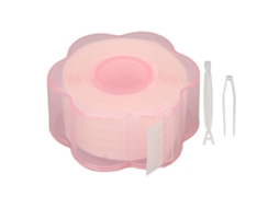 360pcs Parches De Pestañas Dobles De Encaje Con Pinzas Y Tenedor, Adhesivo De Agua, Transpirable