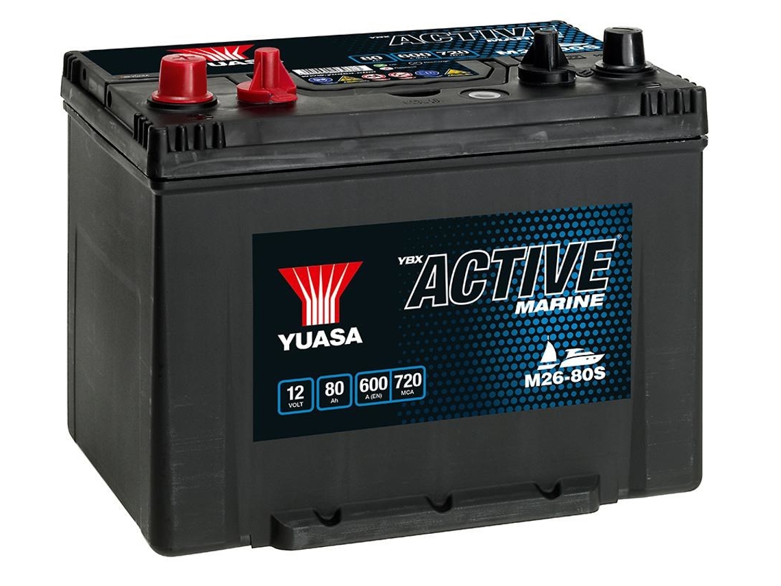Yuasa M26 80s Vehicle Battery 80 Ah 12 V 600 A Marine