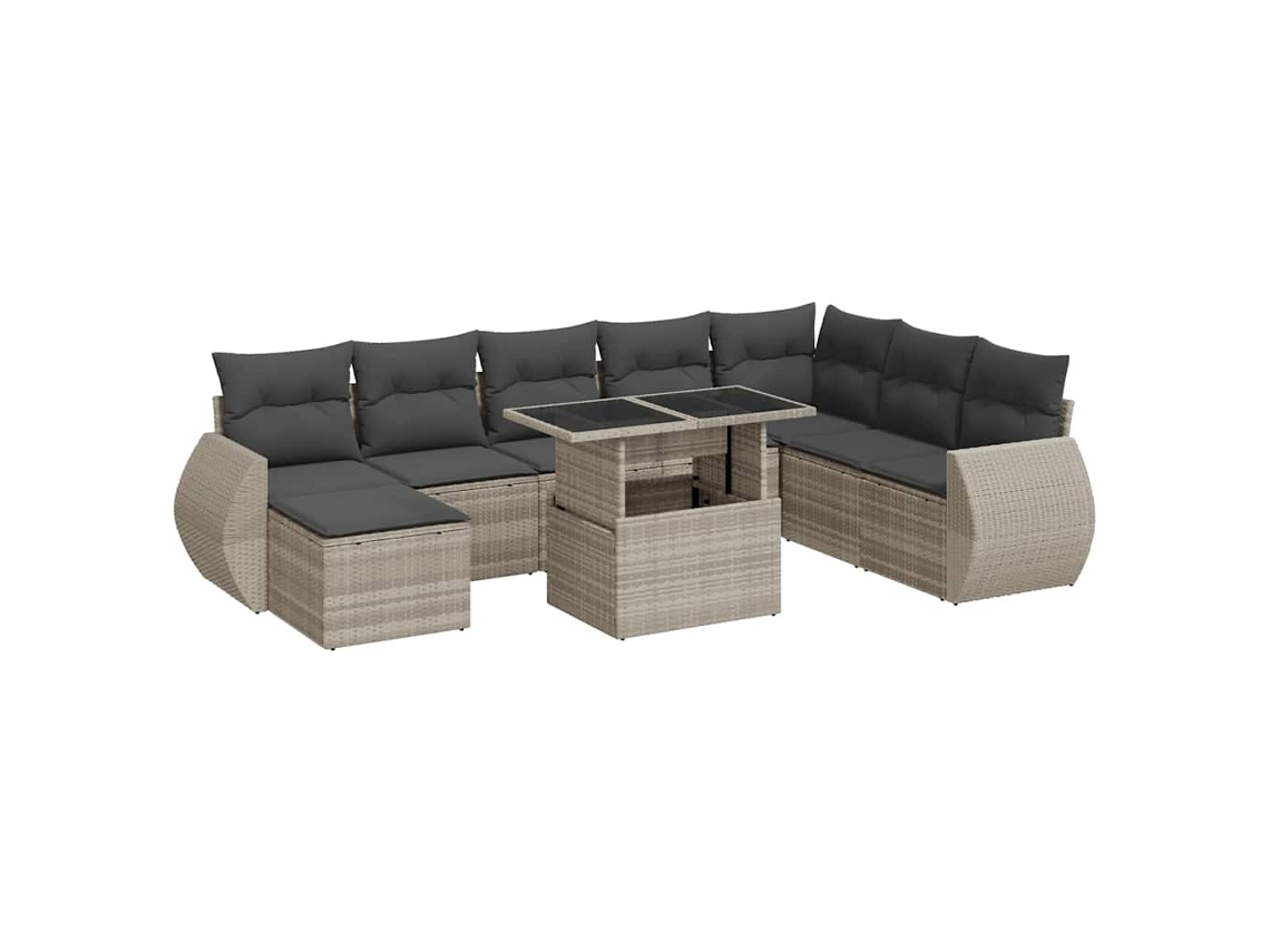 Garden Sofa Set, Garden Sofa Sets Vidaxl Cinzeto Rattan / Vime (n/a)