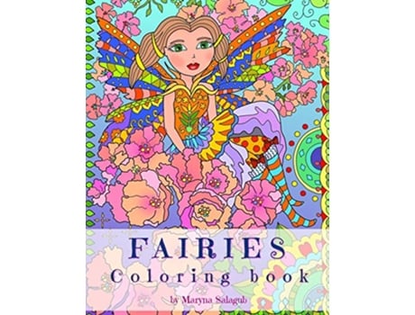 Livro Fairies coloring book de Salagub Maryna (Inglês)