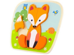 Jogo Educativo ULYSSE Madeira - Castanho - 22 x 19.8 x 1.8 cm)