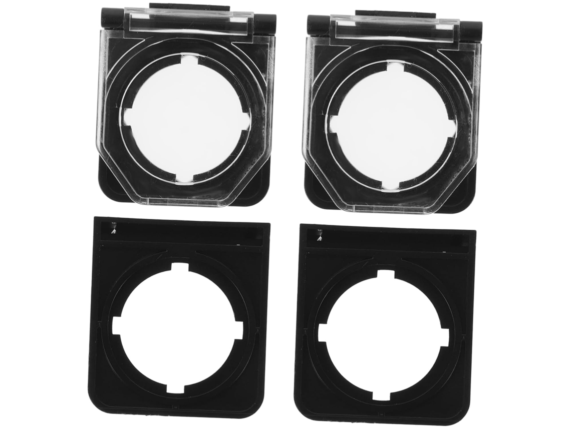 Conjunto De 4 Capas Protetoras Para Botão De Pressão, Fonte De Alimentação Confiável