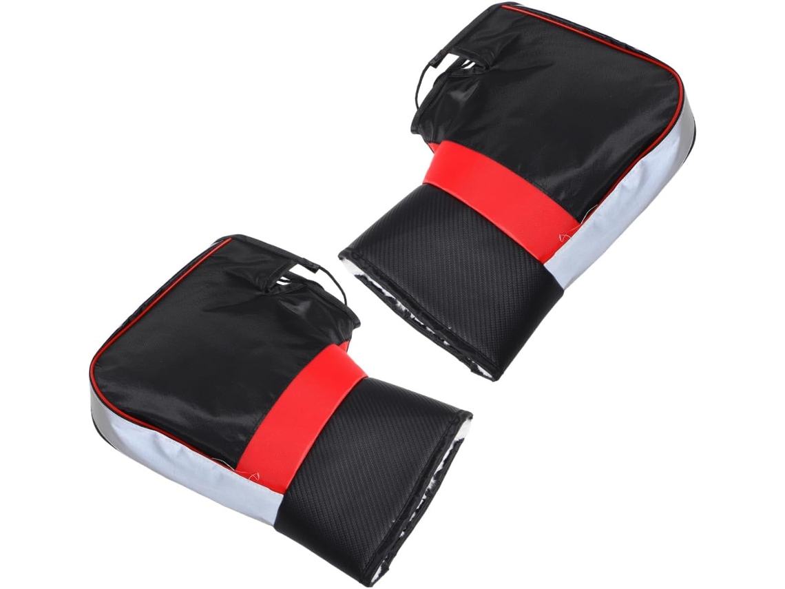 Luvas De Guidão Impermeáveis E À Prova De Vento Para Bicicletas Elétricas Com Aquecedores De Mãos.