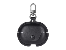 Estojo Protetor Halinuia Couro Negócios Modelo Fp2 (compatível Huawei Freebuds Pro 2, Couro Elegante Com Gancho)