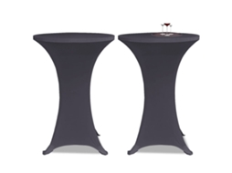 Maison Exclusive - Capa Extensível Para Mesa 4 Pcs 70 Cm Antracite