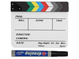2026 tablero de Claqueta para Cine Y Tv, Accesorio de Director para Cortes de Escena Y Producciones