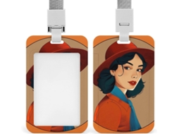Porta Crachá Feminino Com Cordão, Porta Crachá, Porta Crachá, Estojo Crachá