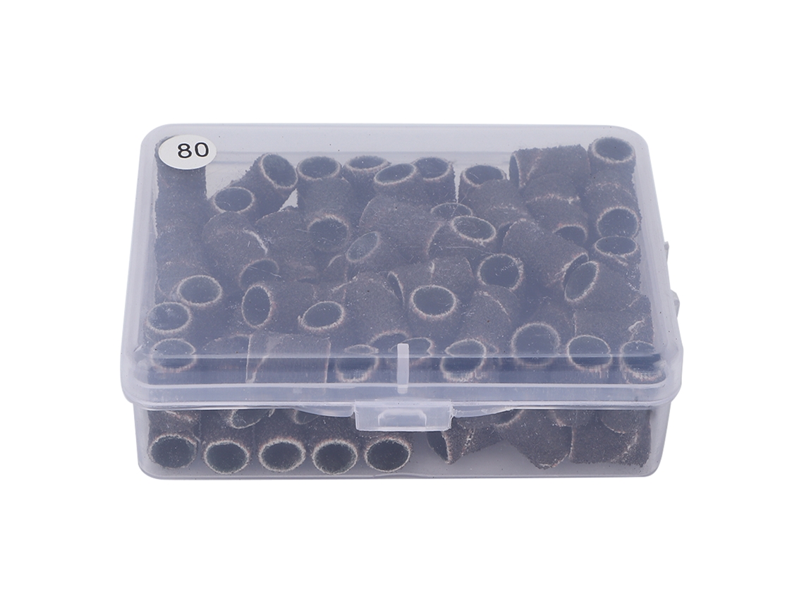 100pcs Fitas De Lixa Para Unhas Hq‑11 80 Acessórios Para Unhas Manicure Pedicure Ferramentas De Broca De Lixa
