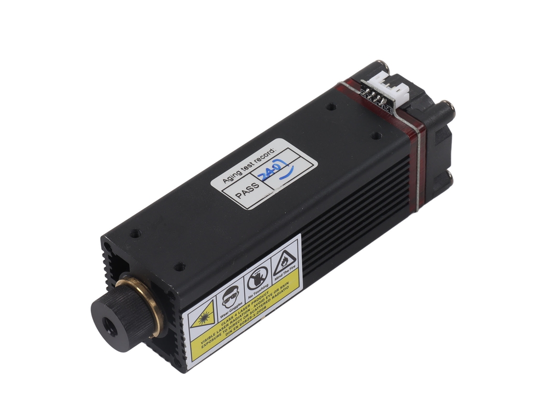 Kit Módulo Laser 20w 445 450nm 7.5w para Gravura em Vidro Metal Madeira Dura