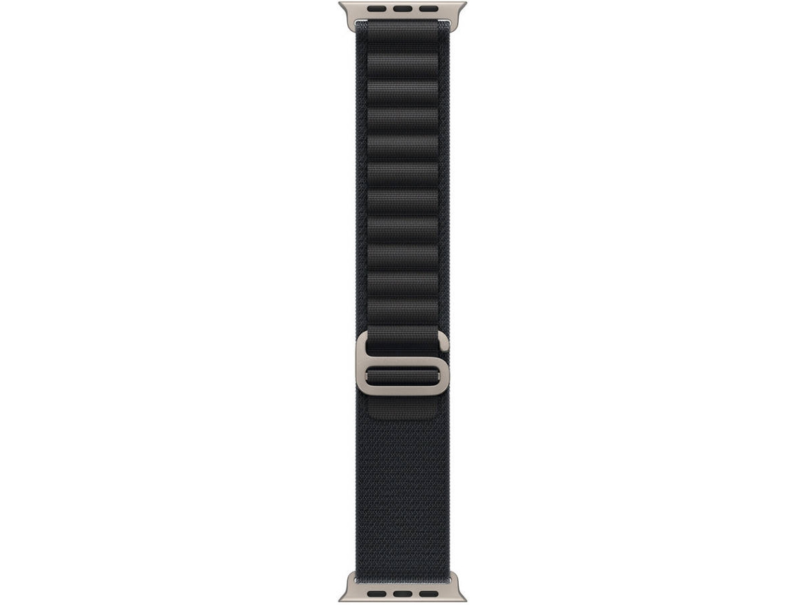 Bracelete APPLE Alpine Loop Natural Titanium Apple Watch 49 mm (M - Preto)