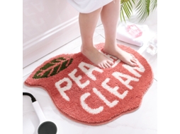 Tapetes de Banho Antiderrapantes Absorventes de Secagem Rápida para Decoração de Banheiro Padrão 1 EVELTEK 55x63cm
