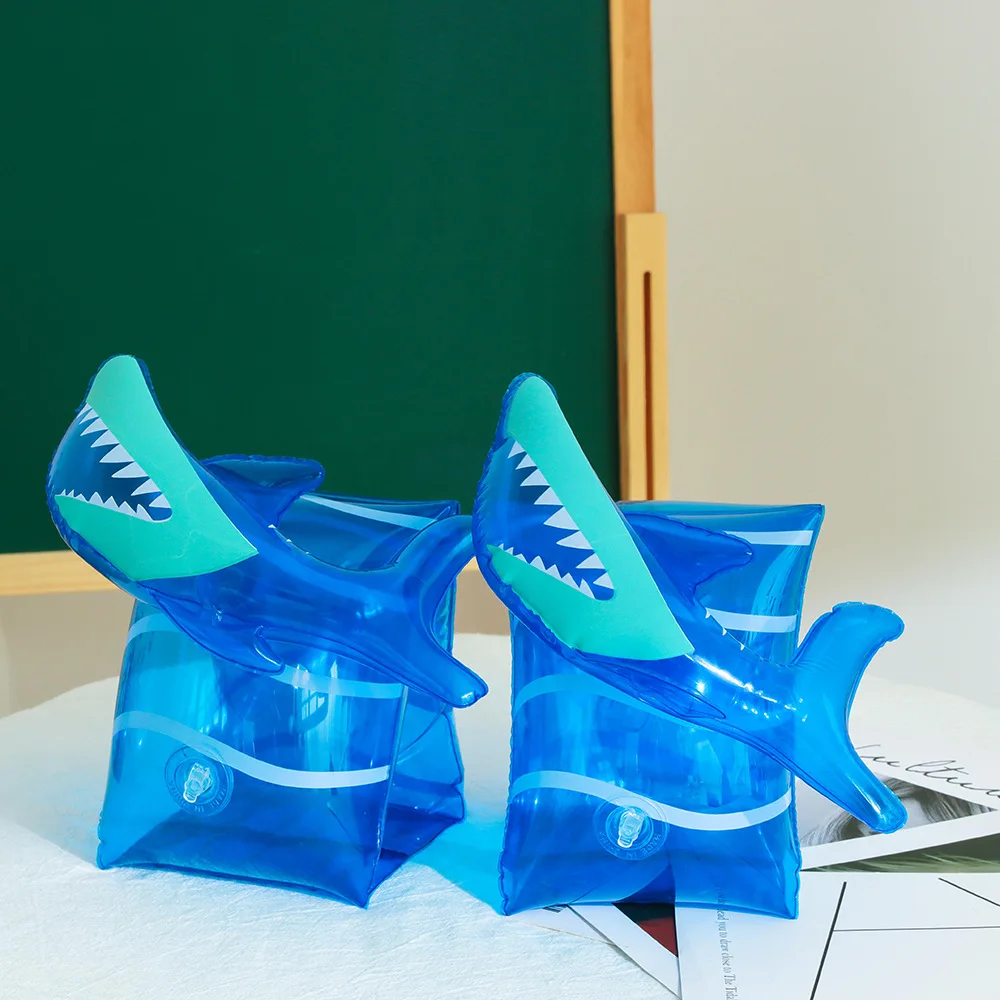 Boia De Braço Inflável Portátil (tubarão) Para Piscina, Acessórios De Natação