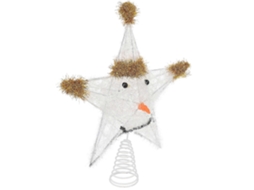 Enfeite De Árvore De Natal, Estrela Dourada, 30 X 20 Cm, Estilo Natalino, 1 Peça Olysi Shop