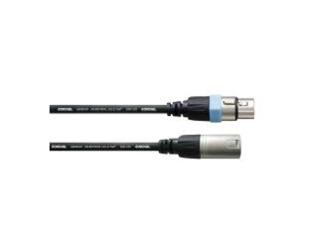 Cabo de Áudio CORDIAL Intro Ccm 7.5 Fm Xlr 3-Pin Preto