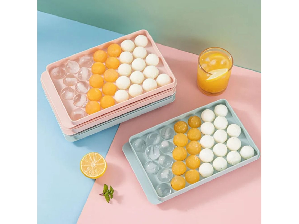 Forma para picolé Slowmoose Kitchenware com 33 grades