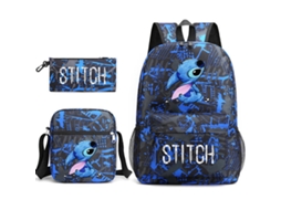Mochila Escolar Lilo Stitch Aquaforge