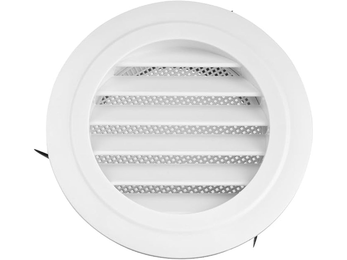 Grade De Ventilação De Plástico Redonda De 125mm/5 Polegadas