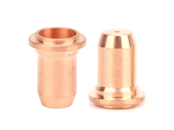10 Peças De Bico Plano De Cobre Vermelho Para Tocha De Plasma Pt-40/60, Bico De Corte Plasma 51313