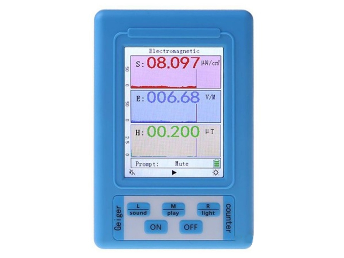 YURU Medidor de Radiação Eletromagnética, Sensível, Portátil, Telefones, Computadores