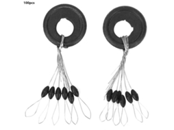 Conector De Linha De Pesca Espaçador Conta Parador De Boia Acessórios Para Pesca Vylara (verde Oliva S)
