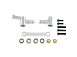 Conjunto de Direção de Metal Aprimorado com Rolamentos para Mjx Hyper Go 14209 14210 H14bm 1/14 Acessórios para Carros de Controle Remoto MDUG