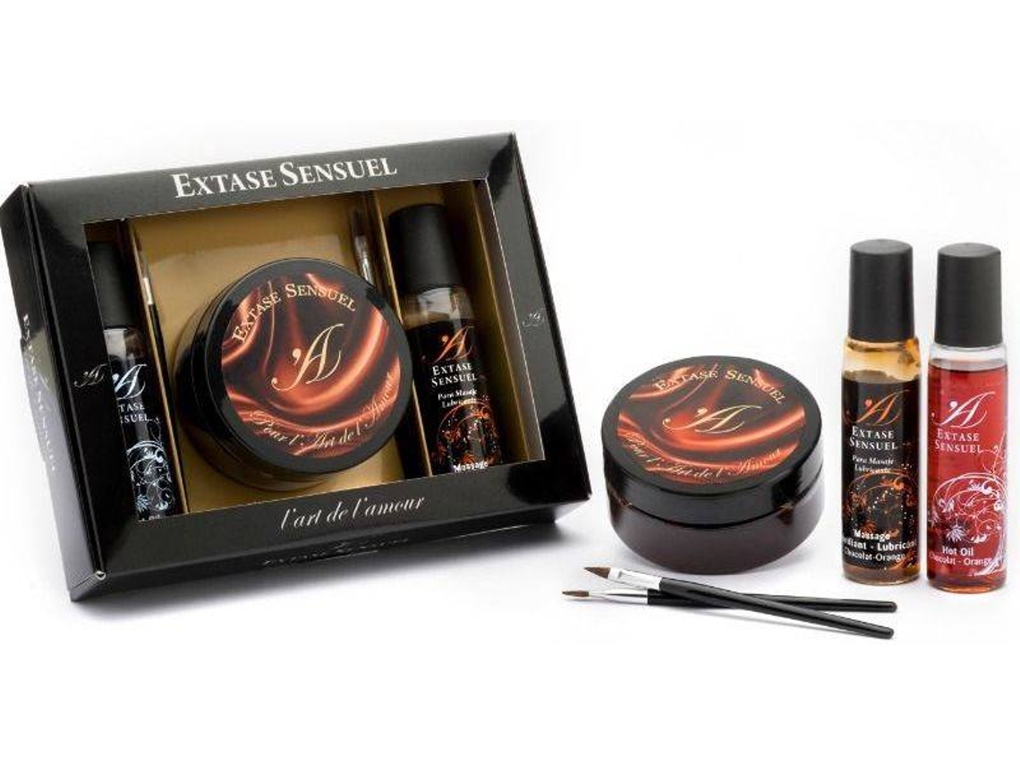 Lubrificante EXTASE SENSUAL Kit Coffret Chocolat Afrodisiac