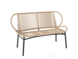 Mesa retangular para jardim ZENCORE SERVICES, aço, 120x70x72 cm