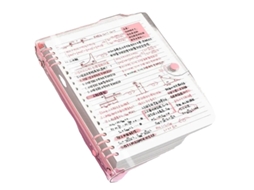 Blocos De Notas Soltos, Capa De Couro Macio, Tamanho A5, Rosa
