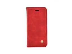 Capa LAXISCREED Iphone7/8 de Couro Magnética Vermelha