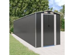Vidaxl Abrigo De Jardim 192x855x223 Cm Aço Galvanizado Antracite