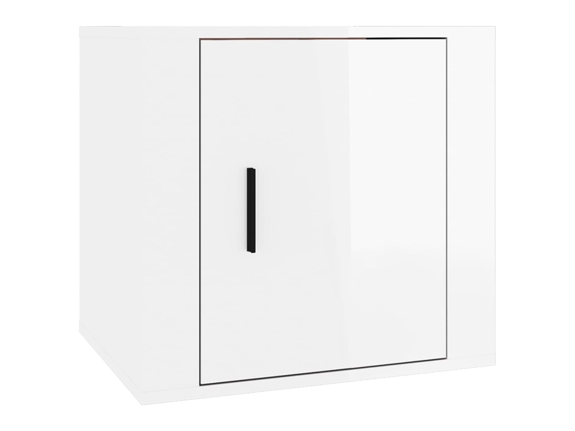 Bedside Cabinet, Bedside Cabinets Vidaxl Branco Madeira Processada (n/a)