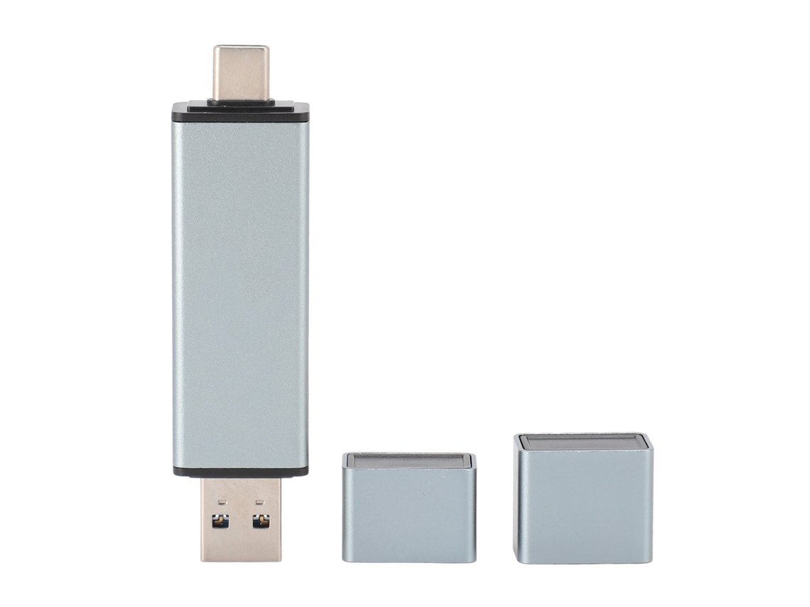 Leitor De Cartões (leitura Usb3.0 Porta Dupla Usb-c)
