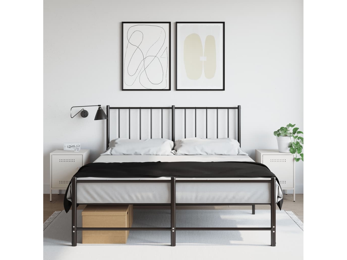 Vidaxl Mesas De Cabeceira 2 Pcs 36x39x50,5 Cm Aço Branco