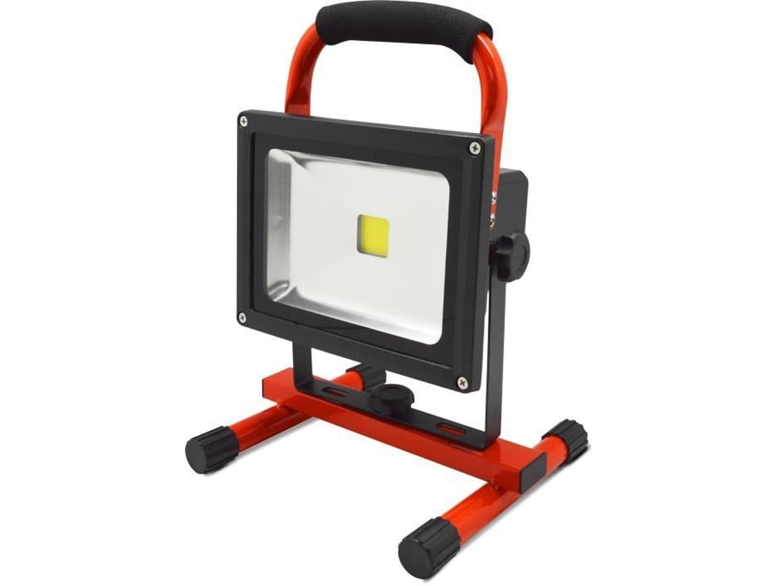 Projetor LED Recarregável I Watts I Spr20w 1400 20 W 1400 Lumens Ângulo de Iluminação 120°