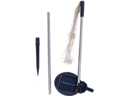 Luminária De Chão Solar Estrelada Para Jardim Ou Pátio.