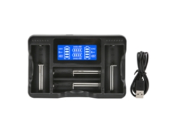 2026 cargador de Baterías Portátil com 4 Slot e Tela Lcd Inteligente para Viagens Usb