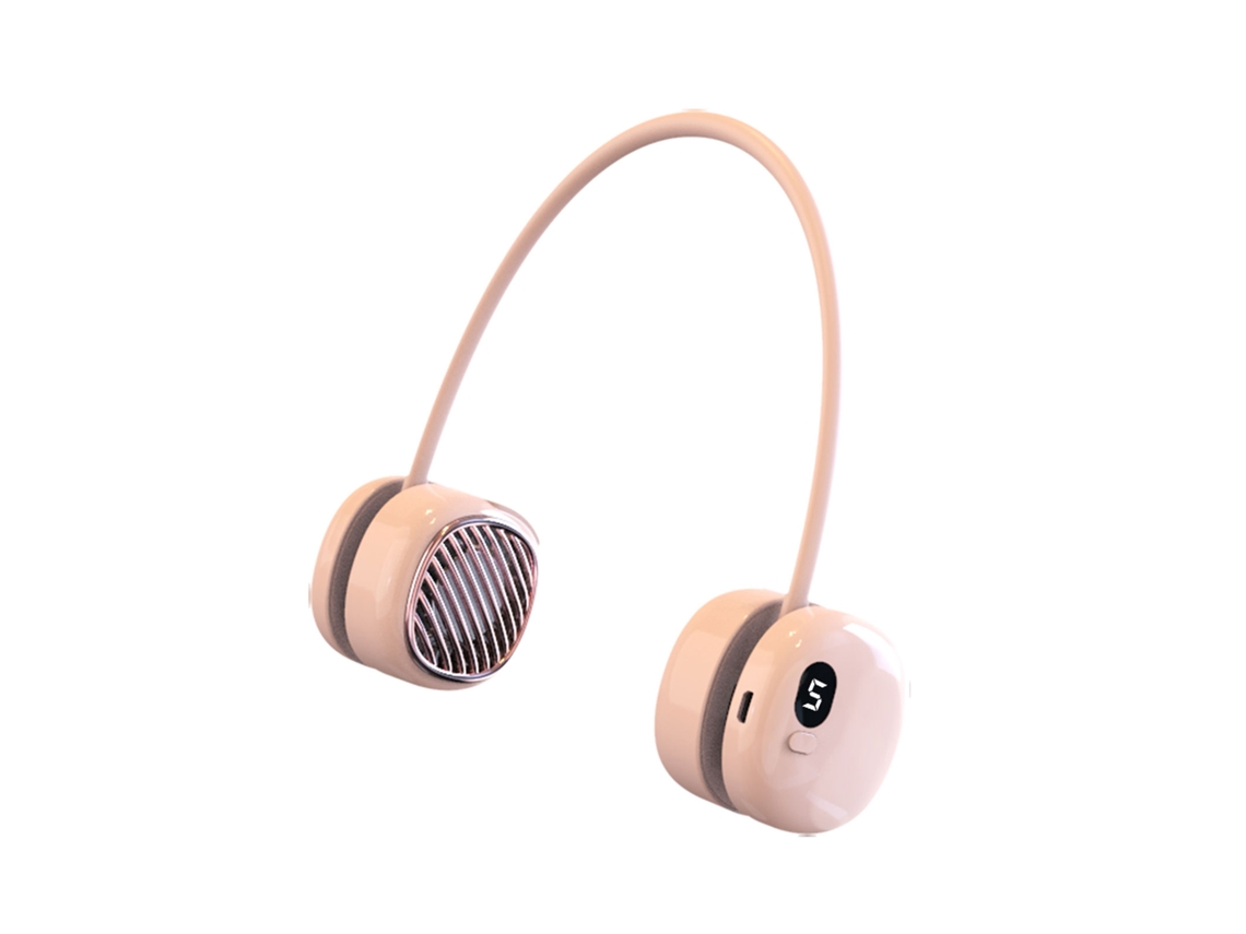 Ventilador Mini Rosa com Bateria EOOCOO