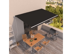 Vidaxl Toldo Retrátil Automático 500x350 Cm Antracite