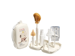 Portátil Conjunto Escovas Para Limpeza De Biberõe -adequado Para Bebés E Grávidas. Branco Hexinyigjly