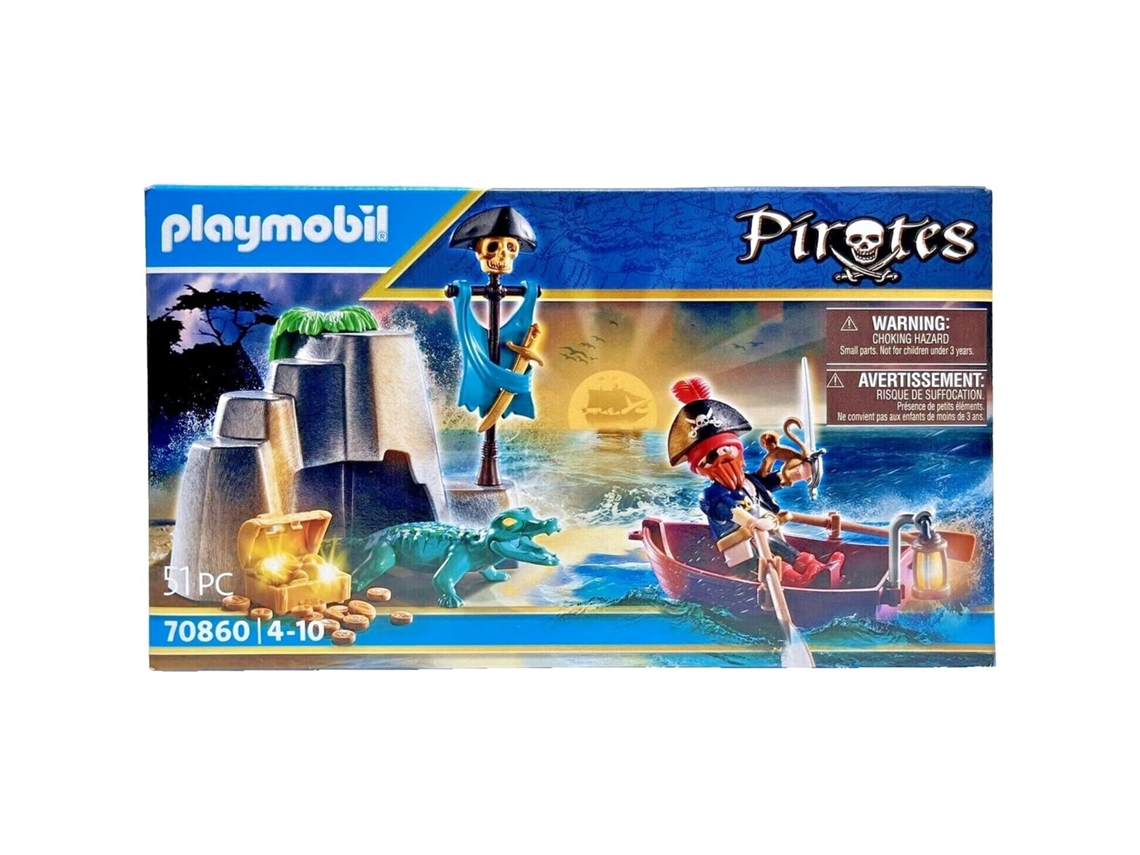 Pirate Escondite Del Tesoro Pirata Playmobil