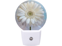 Luzes noturnas de parede com plugue, luzes noturnas de LED com sensor, luz noturna branca suave para banheiro.