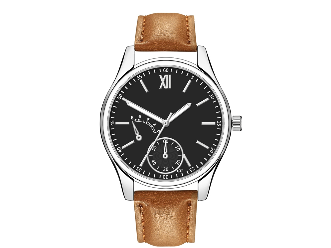 Relógio de Pulso Masculino Casual Clássico Quarzo Elegante Moda Presente (01)