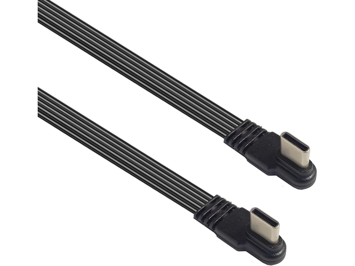 Cabo Usb-c, Cabo De Conexão Rápida De 90 Graus, Para Celular, Cabo Em Ângulo Reto