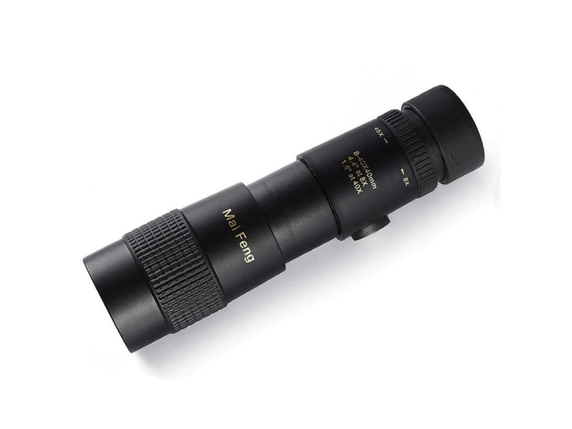 Telescópio monocular portátil de longo alcance com zoom telefoto 8-40x40 para camping.