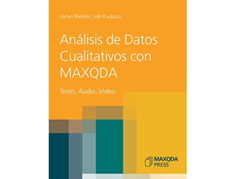 Livro Análisis de Datos Cualitativos con MAXQDA Texto Audio Video German Edition de Stefan Rädiker e Udo Kuckartz (Alemão)