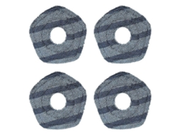 Conjunto De 4 Panos De Limpeza Substituíveis E Laváveis Para Aspirador Robô X10 Pro Omni. Peças Removíveis._ptg