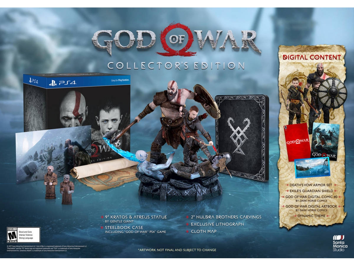 God of War: Ragnarok apresenta Edição de Colecionador