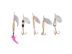 Lure Spinner Bait, Attracts Fish, Increases Hook Rate, 5pcs Mixed 5-pack Not Random